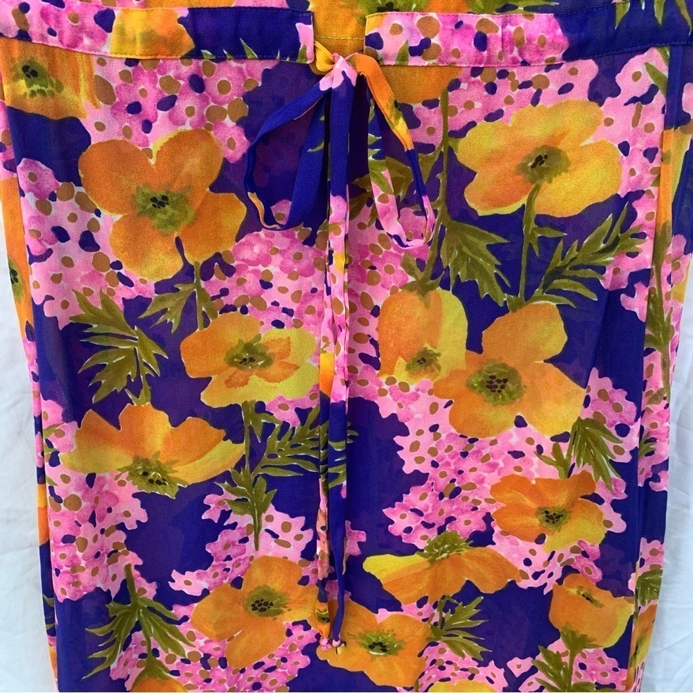 Lilly Pulitzer Vintage 1960’s ‘The Lilly’ Multicolor Floral Maxi Dress Rare - Picture 7 of 17